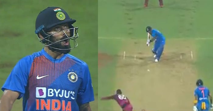 WATCH: Virat Kohli’s animated reaction after hitting Kesrick Williams for a six during IND vs WI 3rd T20I