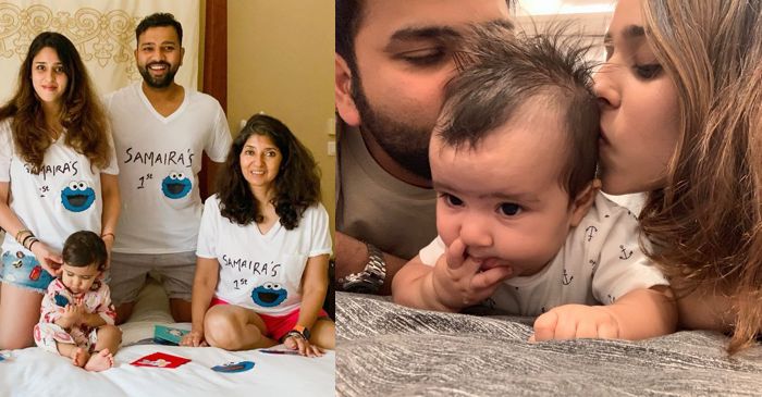 Rohit Sharma posts a heartfelt note for his daughter Samaira on her first birthday