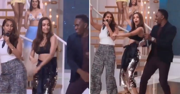 Dwayne Bravo dances along with Bollywood diva Malaika Arora on ‘The Chamiya Song’