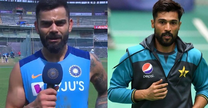 Mohammad Amir reacts to Virat Kohli winning the ‘Spirit of Cricket’ award