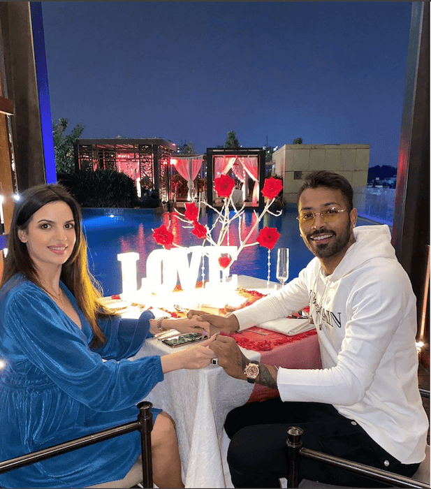 Natasa Stankovic, Hardik Pandya