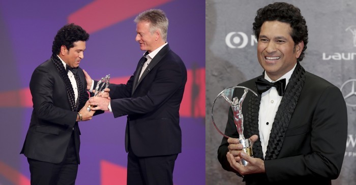 Sachin Tendulkar gives an incredible speech after winning Laureus Sporting Moment award