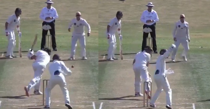 WATCH: Auckland keeper Ben Horne takes stunning one-hand reflex catch in Plunket Shield