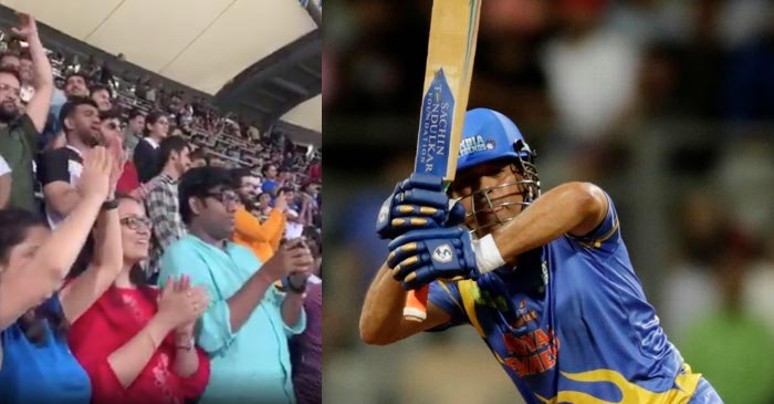 WATCH: Chants of ‘Sachin.. Sachin’ engulf Wankhede as Tendulkar returns for Road Safety World Series