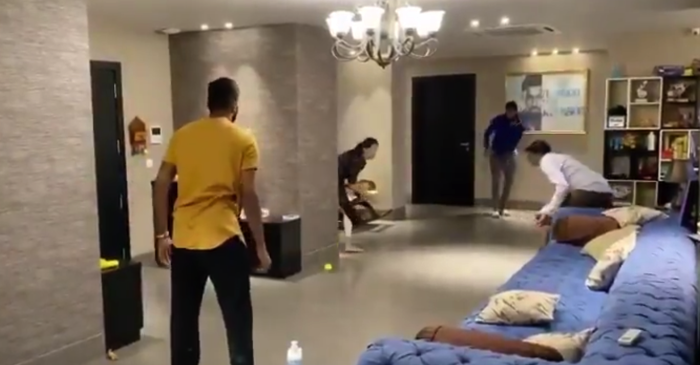 WATCH: Hardik Pandya, Krunal Pandya play indoor cricket amid Coronavirus pandemic