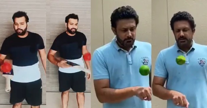 WATCH: Anil Kumble, Rohit Sharma completes Yuvraj’s ‘Keep It Up’ challenge with a twist