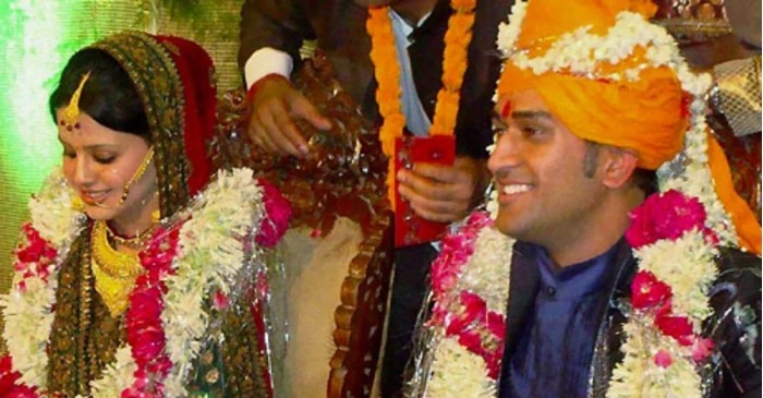 MS Dhoni and Sakshi Singh Rajput