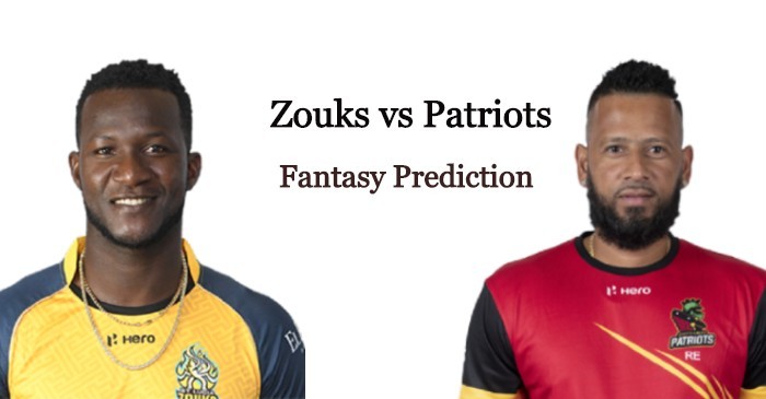 CPL 2020: St Lucia Zouks vs St Kitts and Nevis Patriots – Dream11 Prediction, Playing XI and Live Streaming details