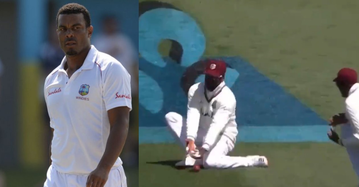 NZ vs WI – WATCH: Shannon Gabriel uses a cuss word after Darren Bravo drops a sitter in slips