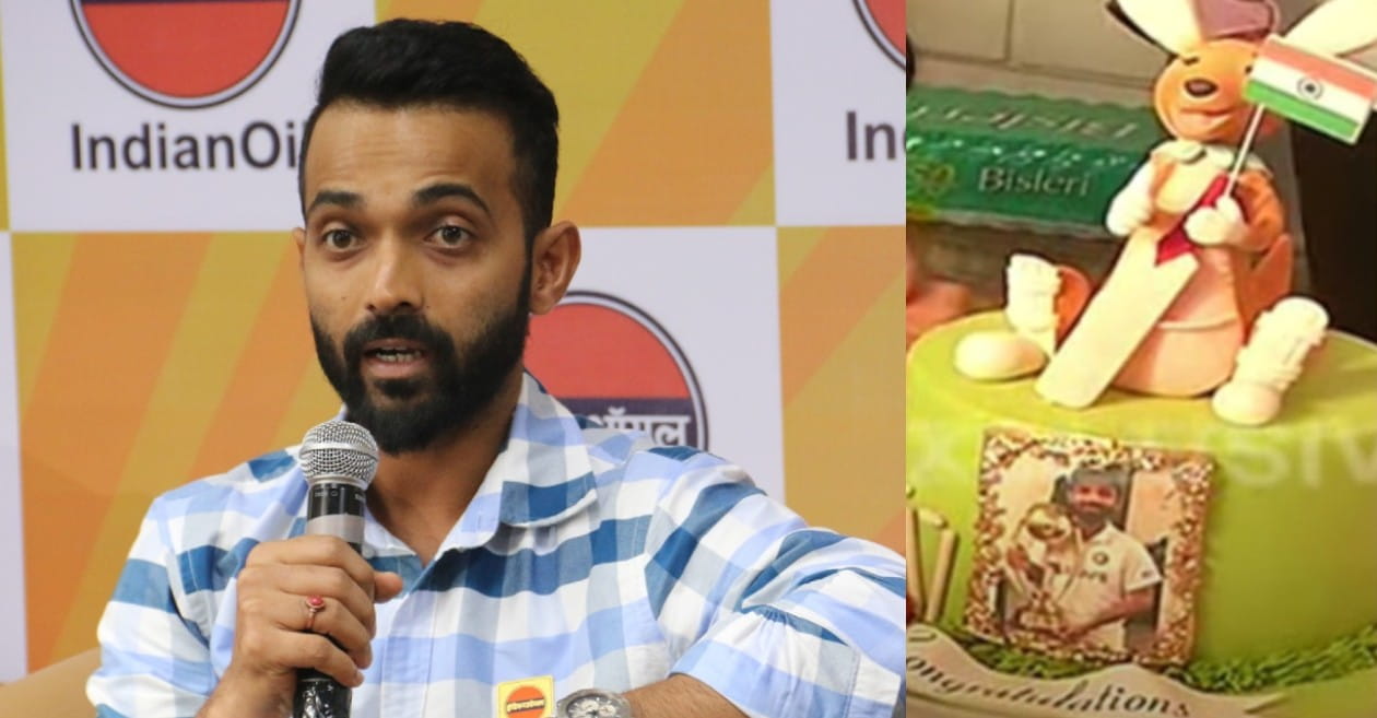 Ajinkya Rahane explains the reason behind his refusal to cut a cake with Kangaroo on it