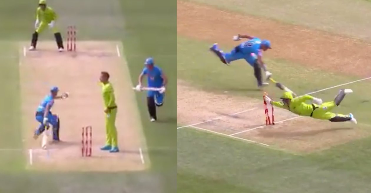 WATCH: Adelaide Strikers batsman Jake Weatherald gets run-out twice off a single ball in BBL