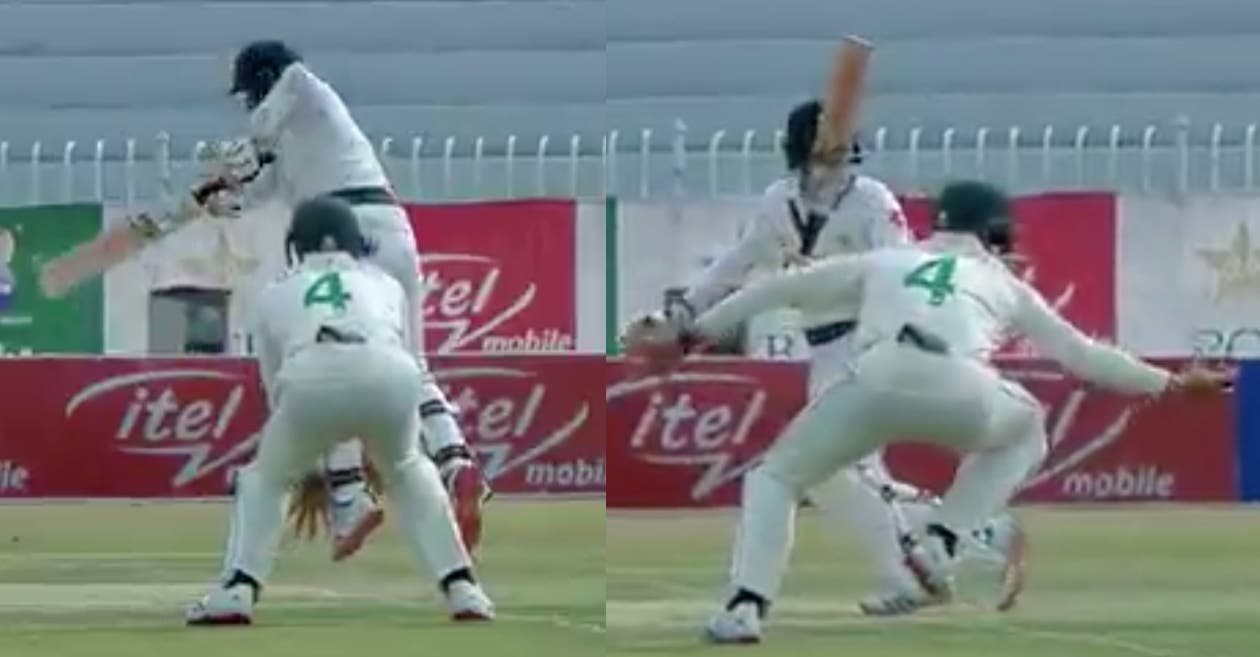 PAK vs SA – WATCH: Aiden Markram takes a brilliant catch at short-leg to dismiss Abid Ali