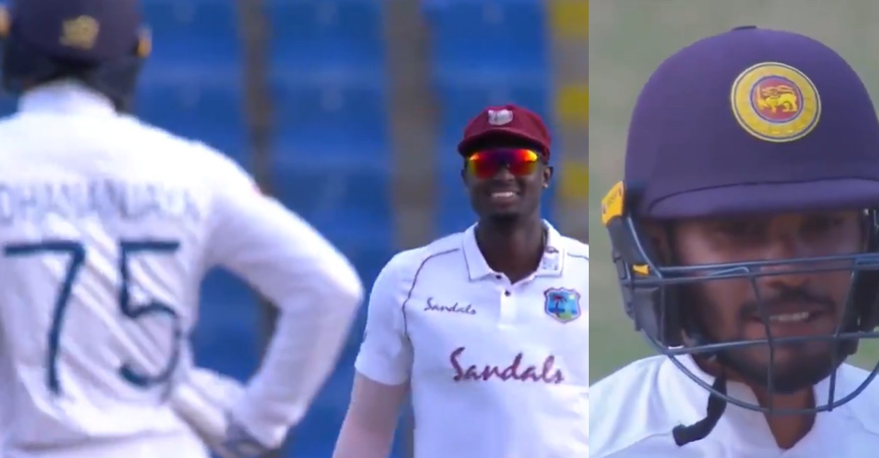 WI vs SL, WATCH: “Happy hooker boy” – Jason Holder hilariously sledges Dhananjaya de Silva in 2nd Test