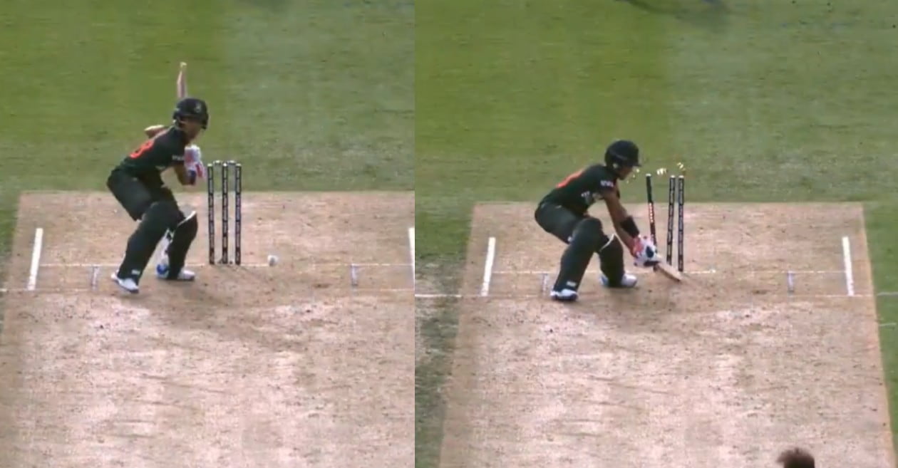 NZ vs BAN: WATCH – Lockie Ferguson knocks over Afif Hossain with a 145 kmph thunderbolt