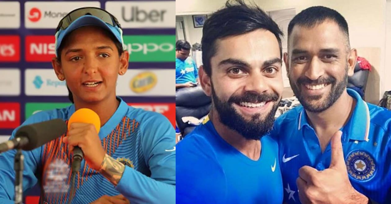 Harmanpreet Kaur describes Virat Kohli and MS Dhoni in one word