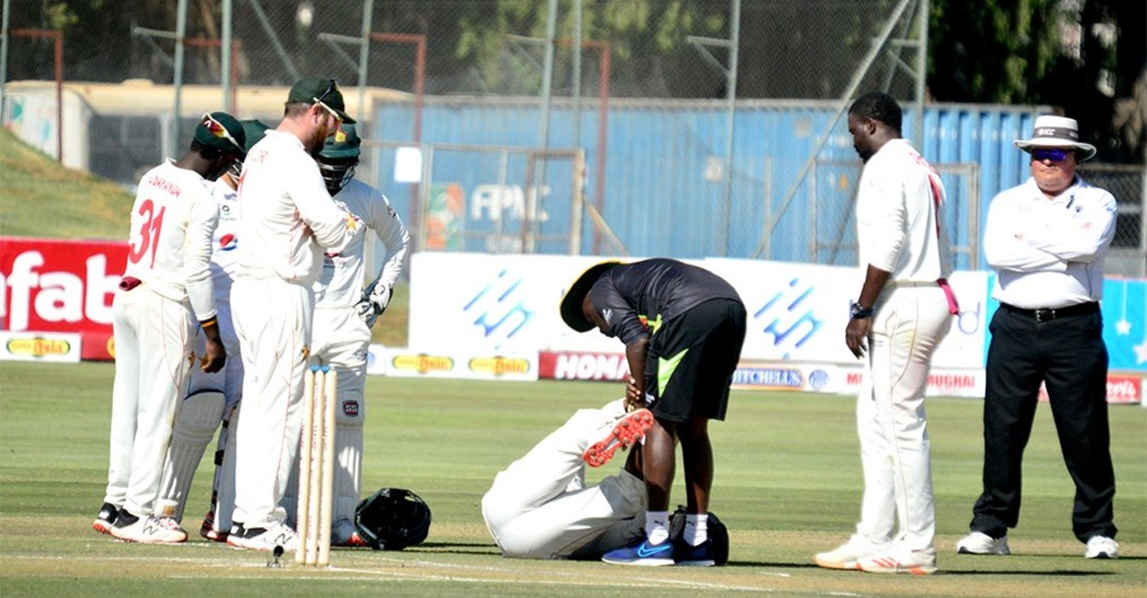 PAK vs ZIM: Law of Karma hits Abid Ali in the second Test – WATCH