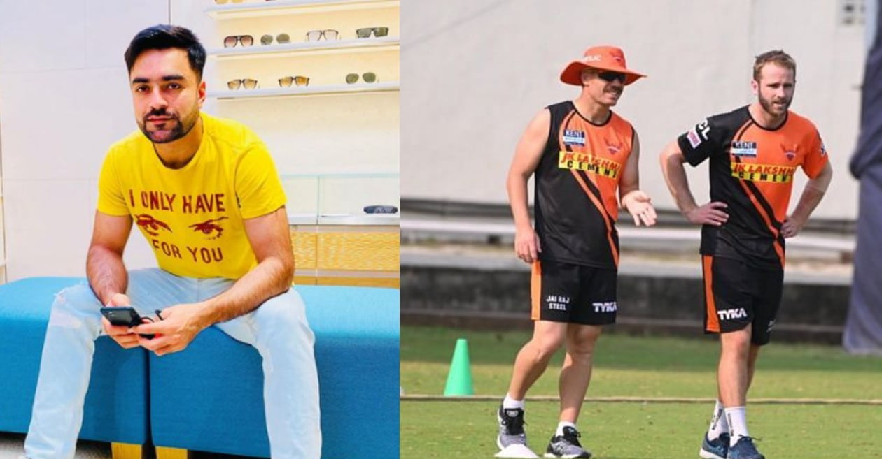 Rashid Khan hilariously trolls David Warner and Kane Williamson on social media