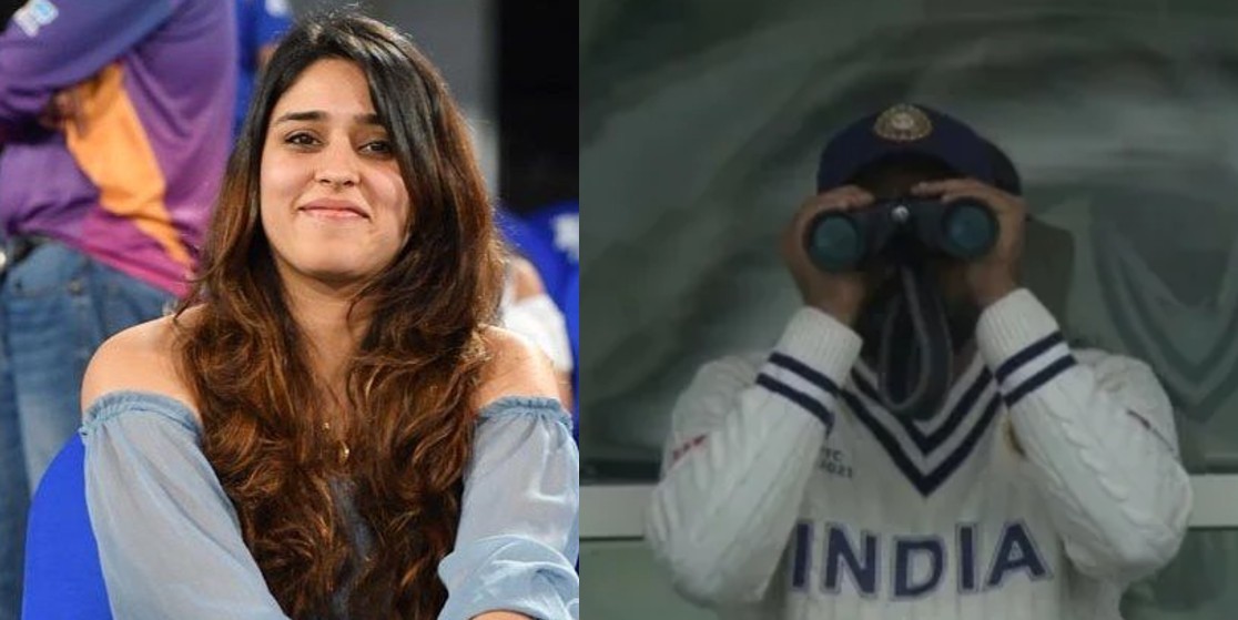 WTC final: Ritika Sajdeh teases Rohit Sharma for using binoculars to watch the match