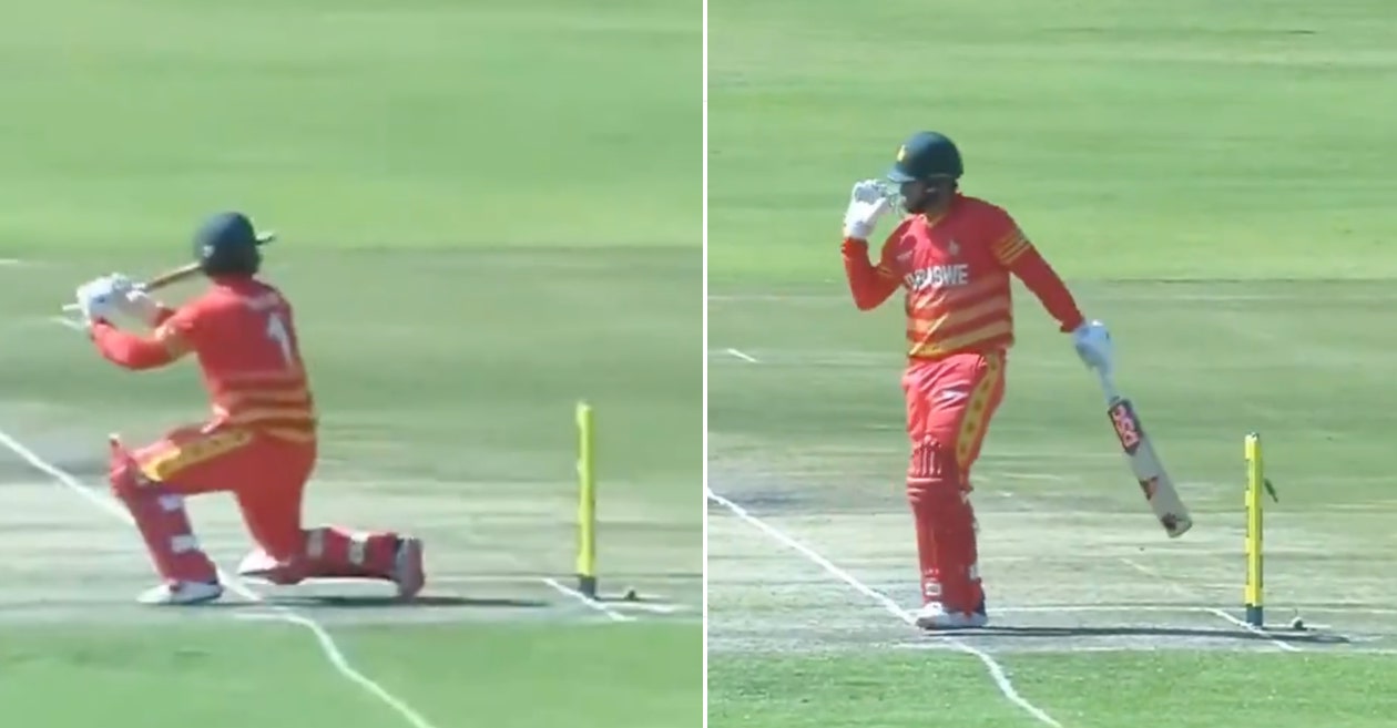 WATCH: Brendan Taylor given out in unusual manner during 2nd ODI against Bangladesh