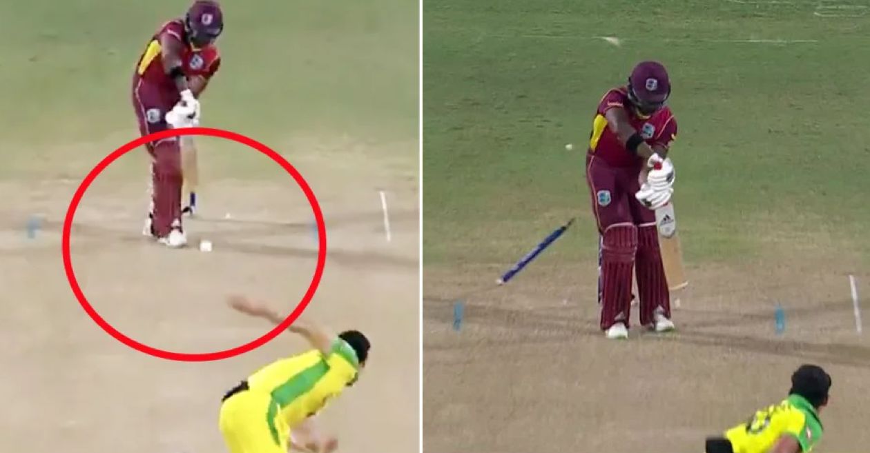 WATCH: Mitchell Starc bowls an absolute jaffa to dismiss Darren Bravo