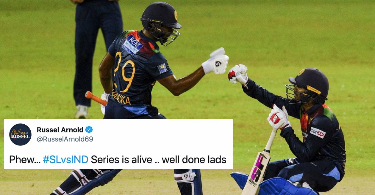 Twitter Reactions: Sri Lanka beat depleted India in 2nd T20I to draw level 1-1