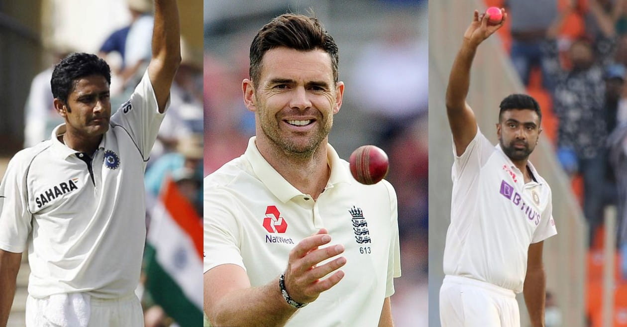 Top 5 bowlers with most wickets in England-India Test series