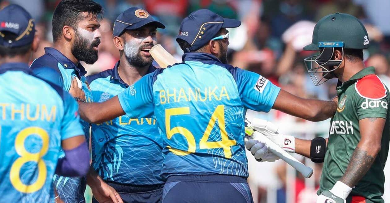 WATCH: Lahiru Kumara and Liton Das engage in war of words during SL vs BAN clash in T20 World Cup 2021