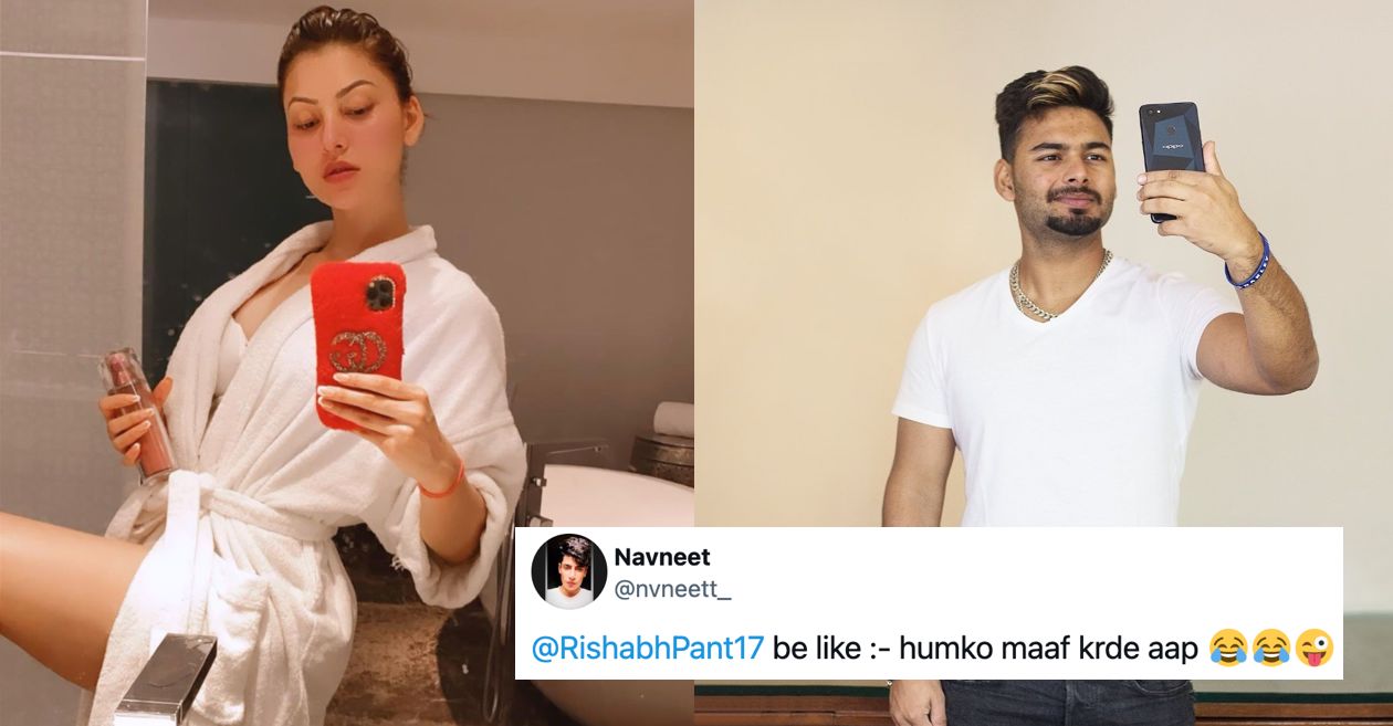 Netizens troll Bollywood actress Urvashi Rautela for her tweet to cricketer Rishabh Pant