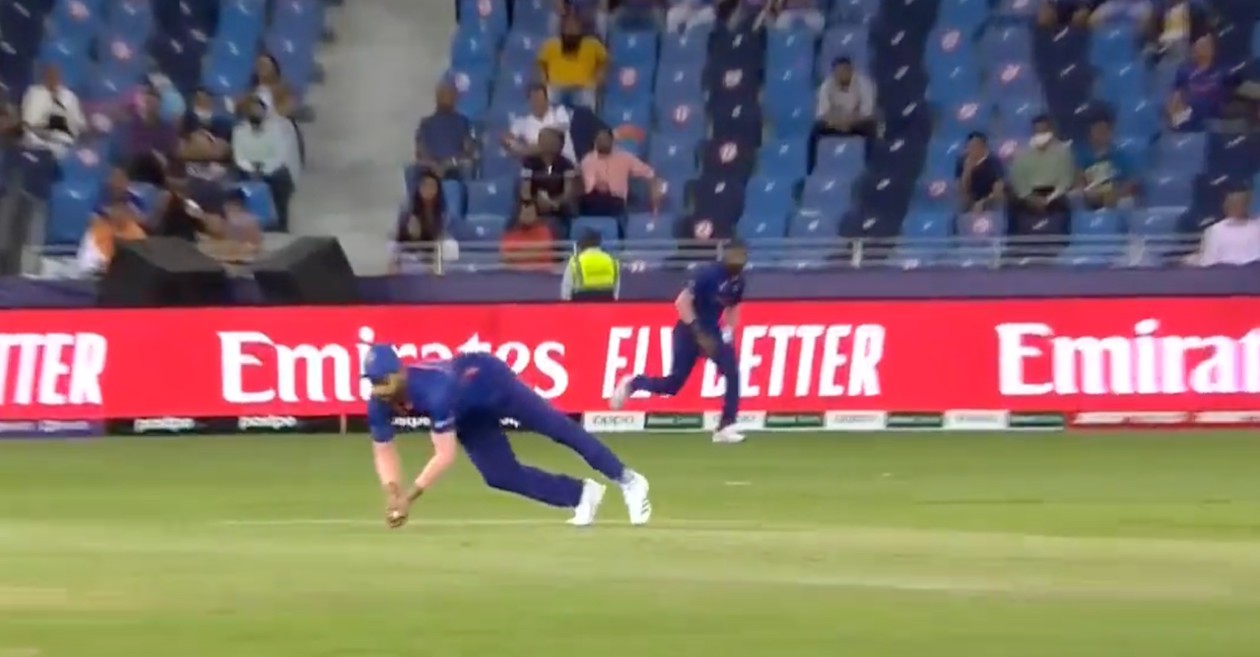 WATCH: Rohit Sharma takes a stunning catch to dismiss JJ Smit – T20 World Cup 2021