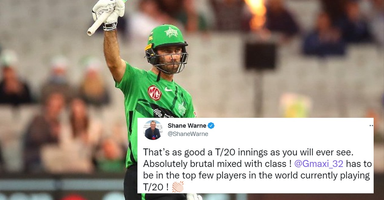 Twitter goes berserk as Glenn Maxwell blasts his first century in Big Bash League (BBL) 2021-22