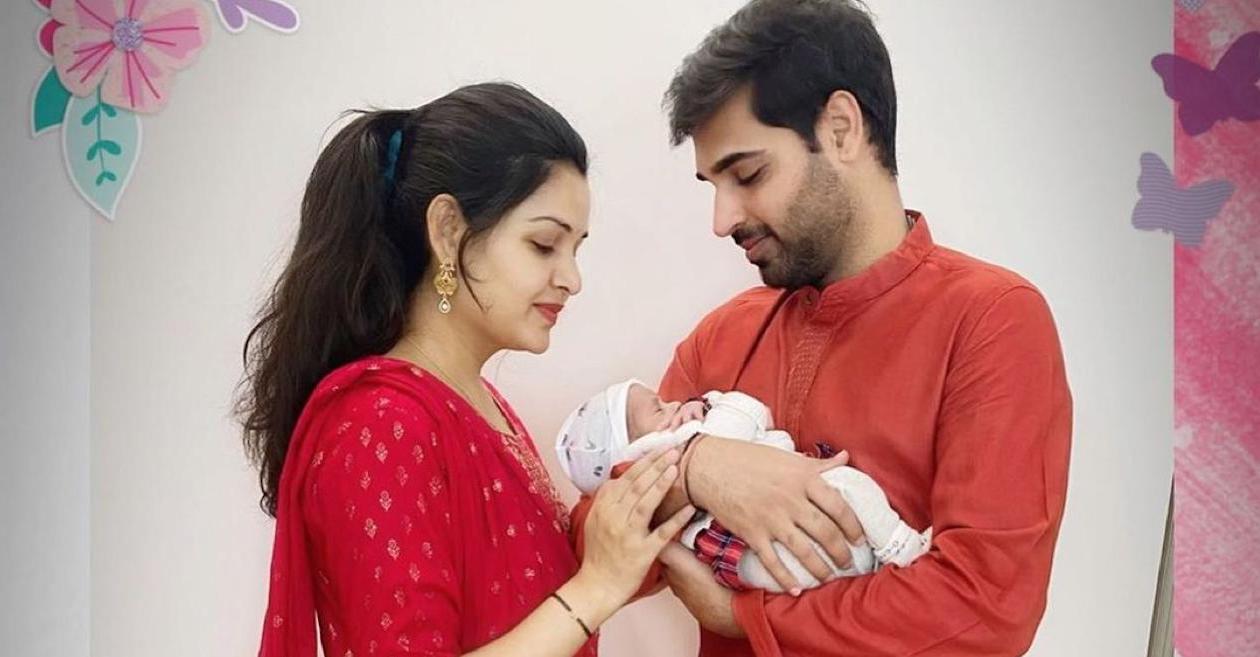 Bhuvneshwar Kumar shares first photo of newborn daughter with wife Nupur Nagar