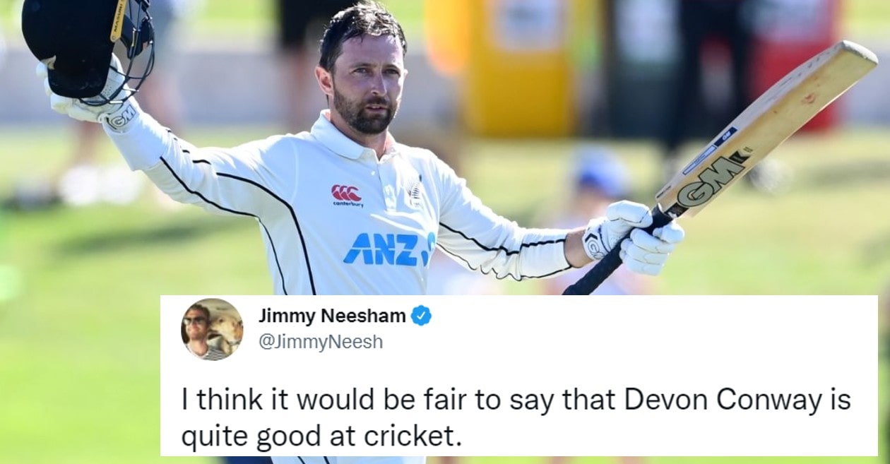 Twitter reactions: Devon Conway’s stunning ton helps New Zealand grab advantage on Day 1 of first Test