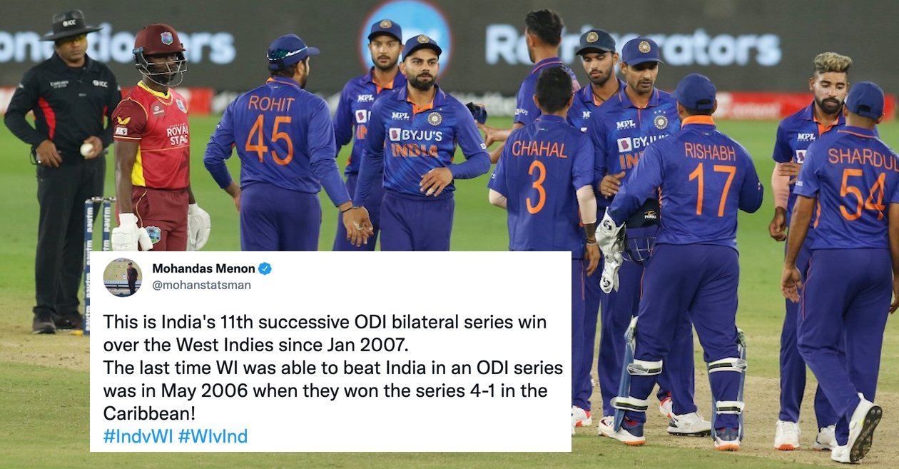 Twitter Reactions: Prasidh Krishna-inspired India seal series with victory over West Indies in 2nd ODI