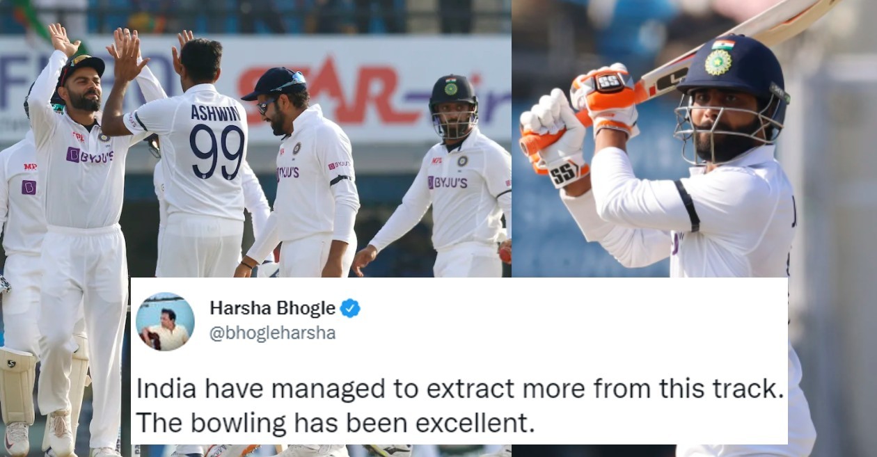 Twitter reactions: Bowlers lead domination after Ravindra Jadeja’s stunning 175 on Day 2 – IND vs SL, 1st Test