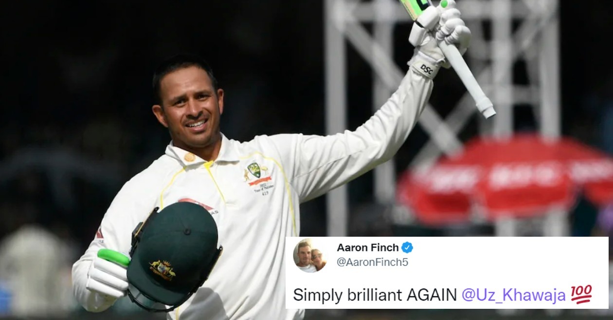 Twitter reactions: Usman Khawaja lights up Lahore Test with his 12th century