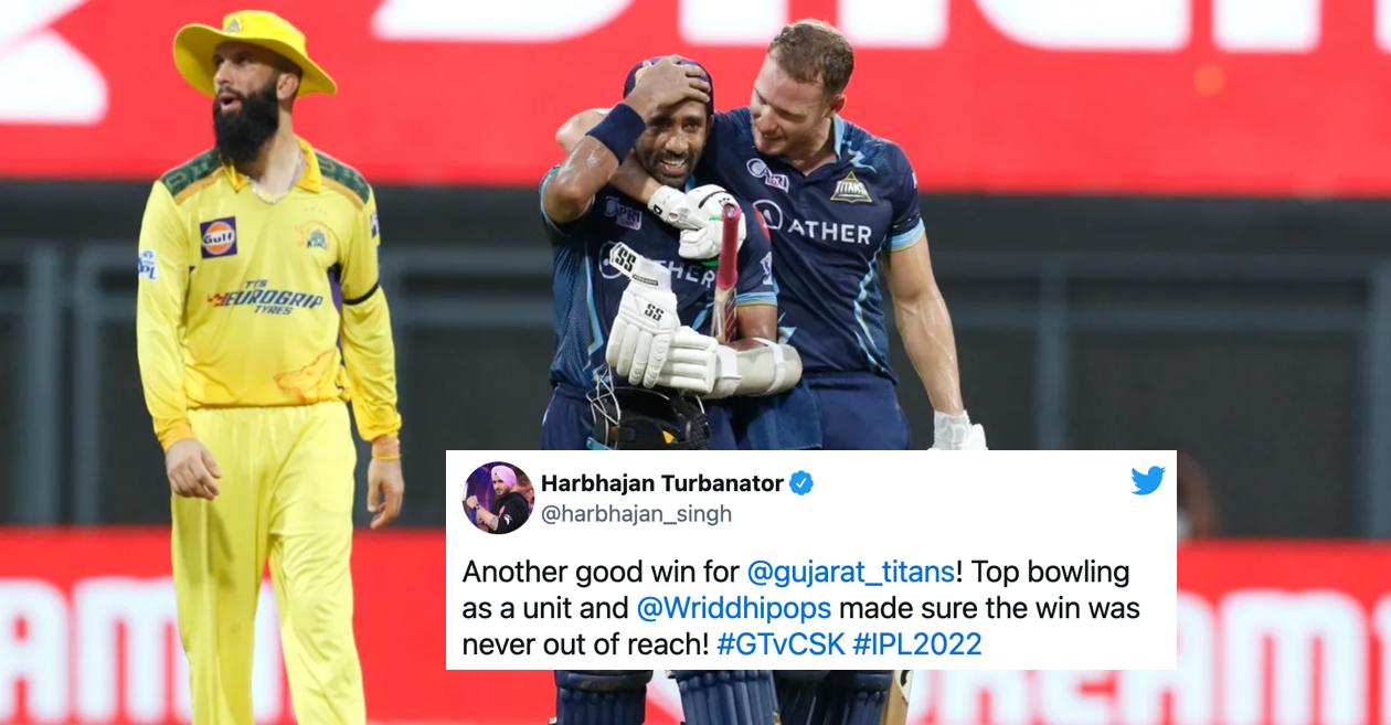 IPL 2022: Harbhajan Singh, Irfan Pathan & others react as Gujarat Titans thrash Chennai Super Kings