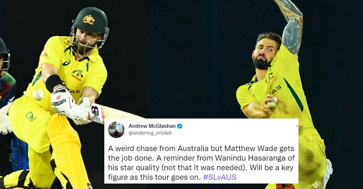 Twitter reactions: Kane Richardson, Matthew Wade star in Australia’s series sealing win over Sri Lanka