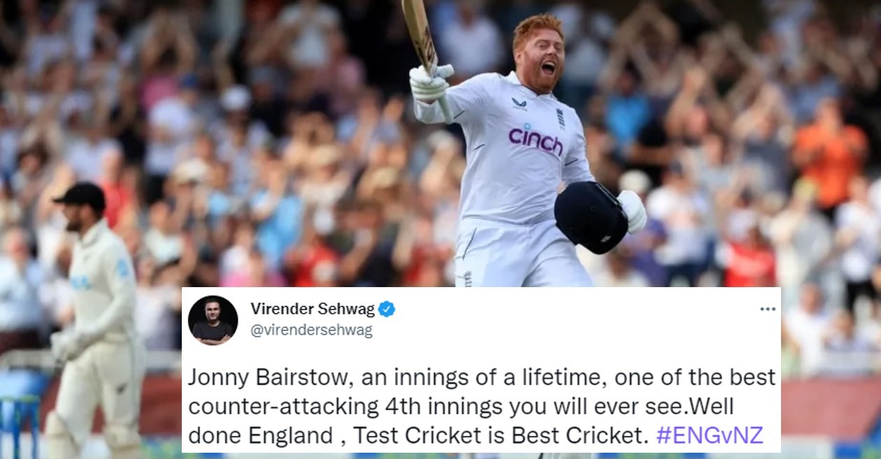 Twitter reactions: Jonny Bairstow’s blazing ton powers England to a memorable win over New Zealand in Trent Bridge