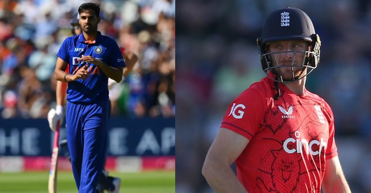 ENG vs IND: Bhuvneshwar Kumar reacts after dismissing his ‘bunny’ Jos Buttler in 2nd T20I