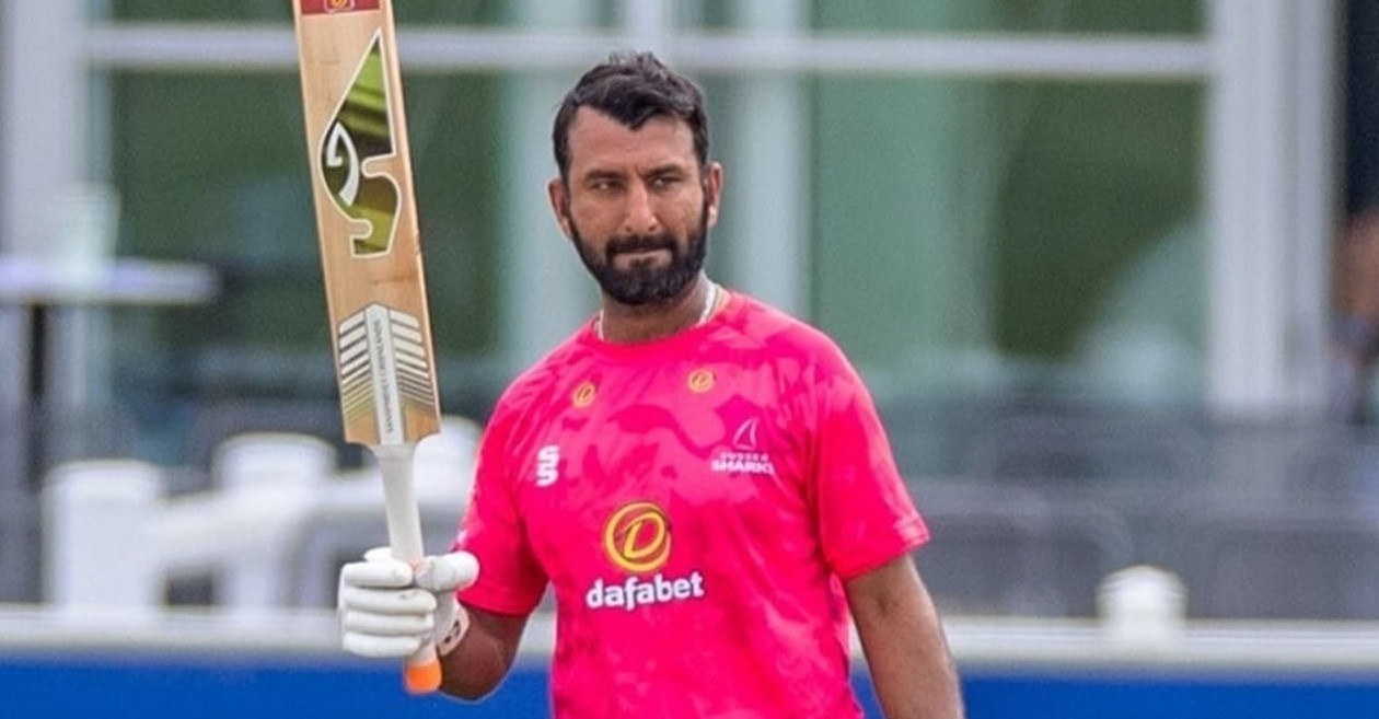 WATCH: Cheteshwar Pujara continues his sublime form; hits 3rd century in Royal London One-Day Cup