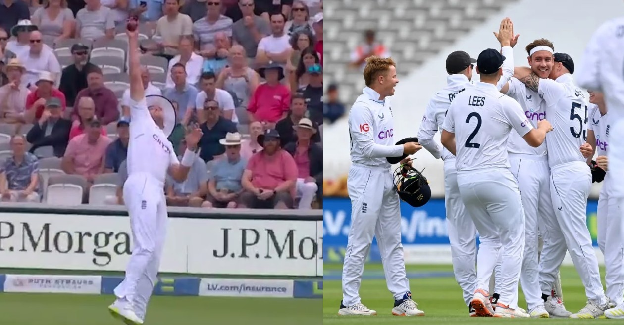 WATCH: Stuart Broad plucks a one-handed blinder to get rid of Kagiso Rabada in Lord’s Test