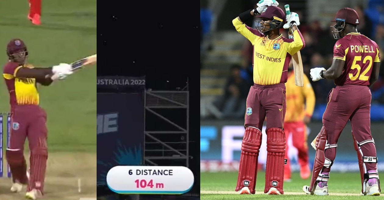 T20 World Cup 2022: Watch – Rovman Powell’s gigantic six leaves Akeal Hosein shell-shocked