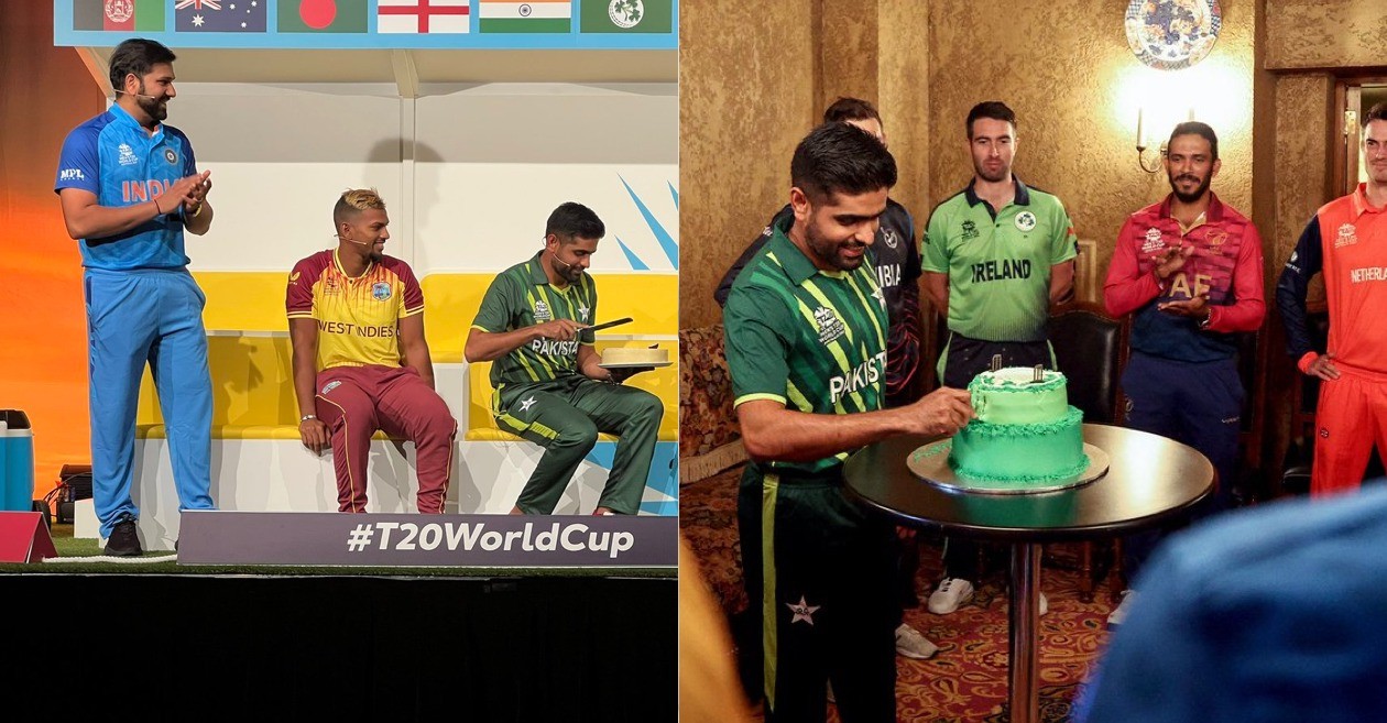 WATCH: Babar Azam celebrates his 28th birthday with all team captains at T20 World Cup 2022