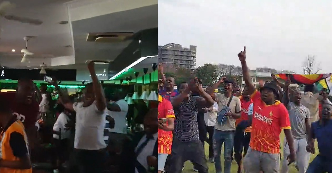 WATCH: Fans break into wild celebrations after Zimbabwe beat Pakistan at T20 World Cup 2022