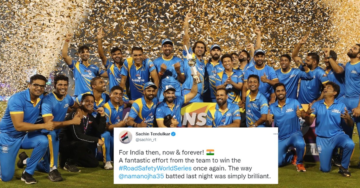 Twitter reactions: India Legends pip Sri Lanka Legends to clinch Road Safety World Series title