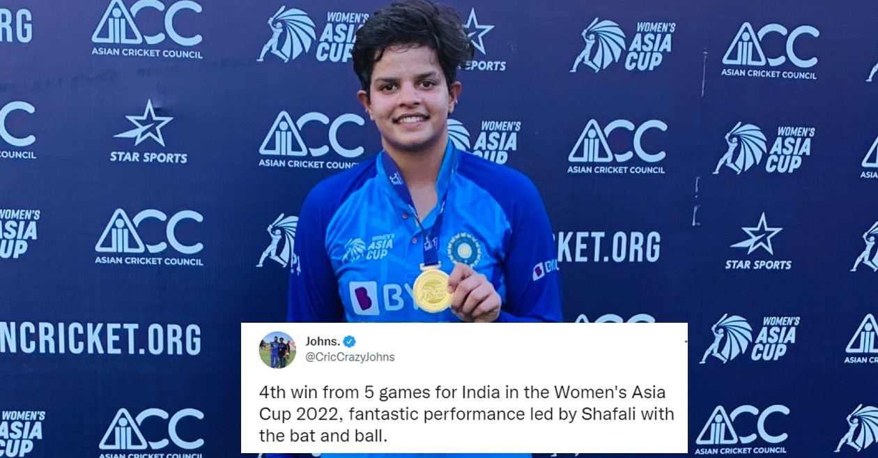 Twitter reactions: All-round Shafali Verma star in India’s big win over Bangladesh at Women’s Asia Cup 2022