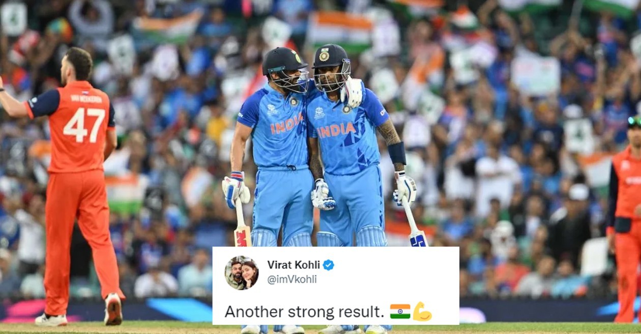 Twitter reactions: Virat Kohli, Suryakumar Yadav guide India to big win over Netherlands – T20 World Cup 2022