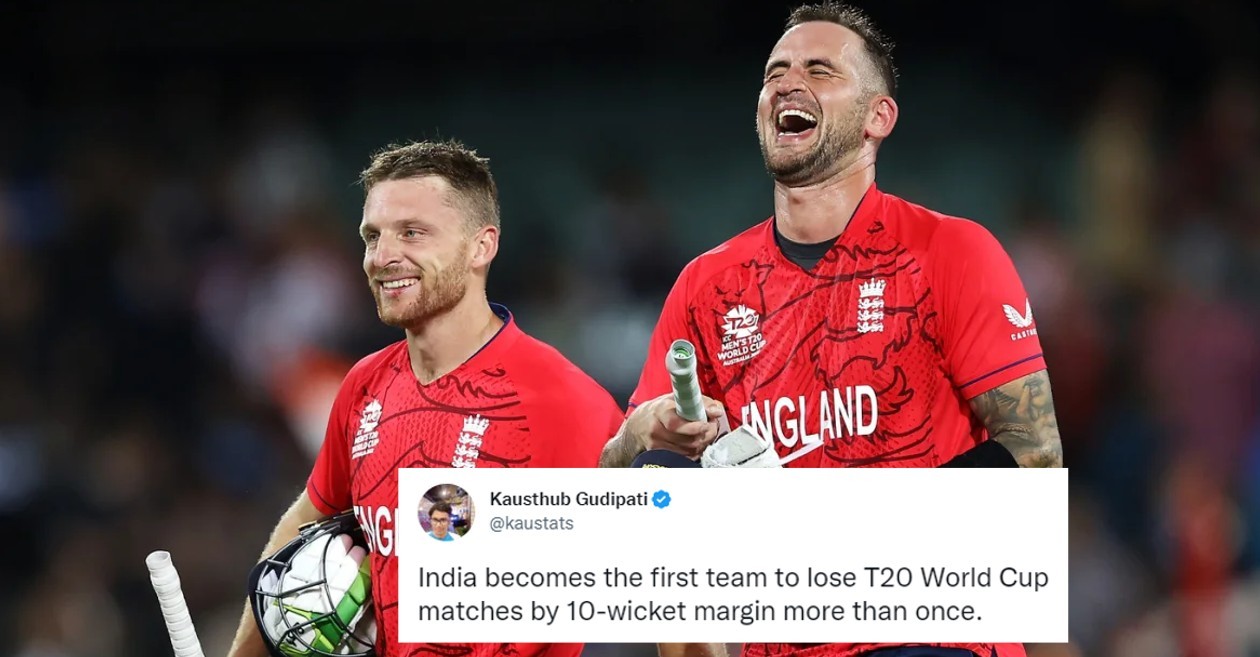 Twitter reactions: Alex Hales, Jos Buttler blow India away as England reaches the final of T20 WC 2022