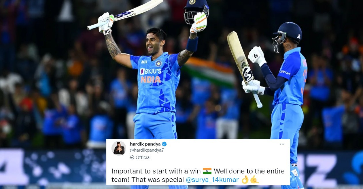 Twitter reactions: Centurion Suyakumar Yadav propels India to dominating win over New Zealand