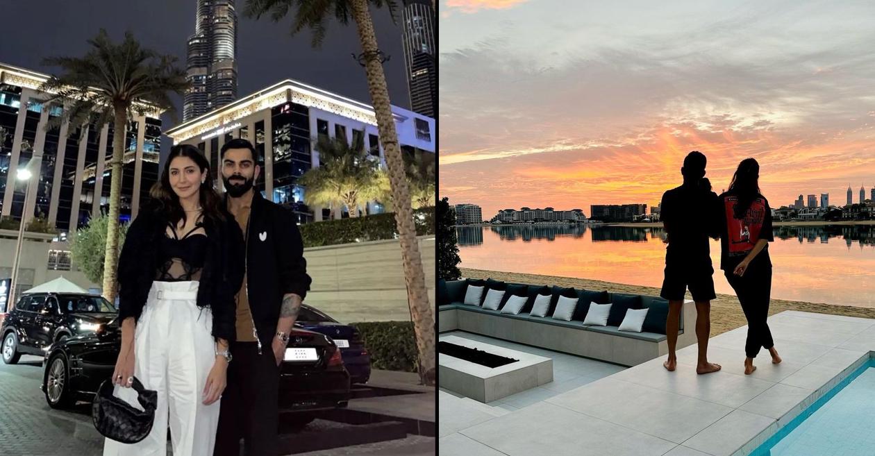 Photos: Virat Kohli enjoys last day of the year 2022 with wife Anushka and daughter Vamika in Dubai